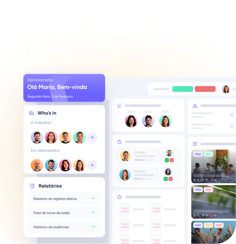 Integração completa com RH </br>com RH 